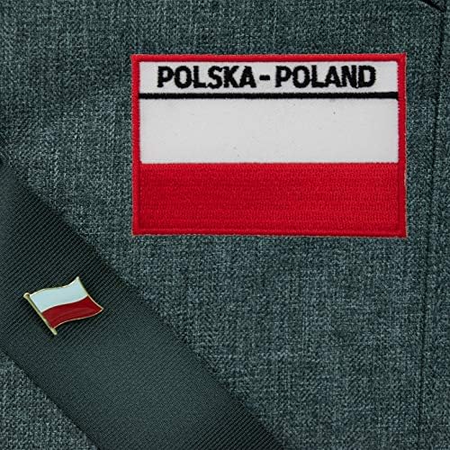 A-One Varšava sirena i glačalo na patch + Poljskoj Šive na flaster zastava, Stari grad Travel Suvenir Patch,