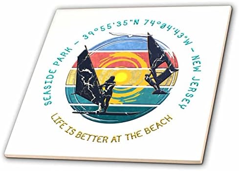 3drose sedam predsjednici Park, Monmouth County, Nju Džerzi. Poklon za ljetnu plažu-pločice