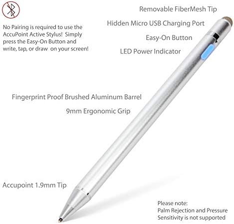 Boxwave Stylus olovka Kompatibilan je s Acer Enduro Urban T1 - AccuPoint Active Stylus, Elektronski olovka