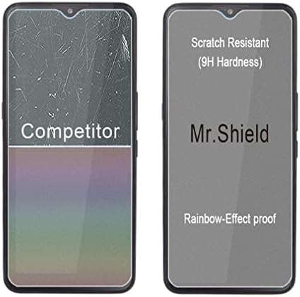 Mr.Shield [3-pack] Dizajniran za TCL 4x 5G / TCL 20A 5G / TCL 20 A 5G [kaljeno staklo] Zaštitnik ekrana [Japan