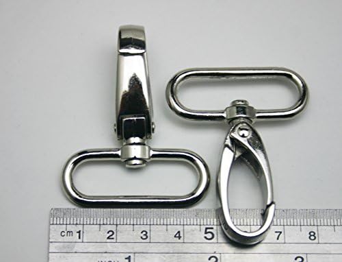 Generički srebrni 1,5 inča unutar promjera ovalnog prstena maslinastog oblika jastog kopča kandža