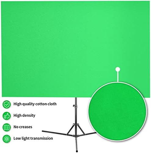 Lukeo 150x200m pozadina zelenog ekrana sa postoljem 4: 3 Format vodoravnog / vertikalnog načina