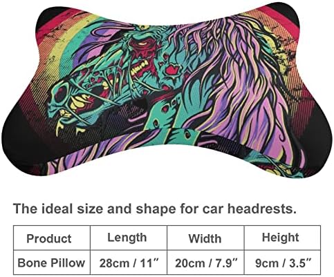Rotten jednorog 2pcs jastuci od automobila prozračan automatsko-dizanje jastuka za glavu, udoban jastuk