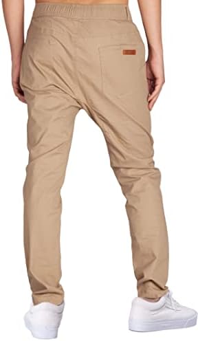 INNSION muške kaki Jogger pantalone sa džepovima otvorenog dna probuđena serija