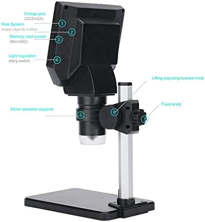QDLZLG profesionalni digitalni elektronski mikroskop 4,3 inča veliki osnovni LCD ekran 8MP 1-1000x uvećalo