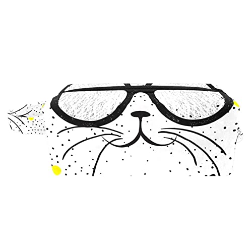 Torba za šminku Travel Kozmetička torba Sažetak Mačka i naočala Toaletna vrećica Organizator