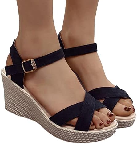 Žene Ležerne sandale Ljetne cipele Modni klinovi Ležerne prilike Ležerne sandale Debele vanjske prozračne