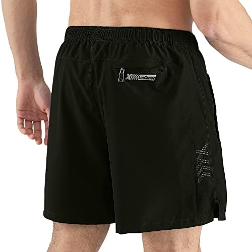 LVXGRAN muške atletske hlače za teretanu 5-inčne kratke hlače za brzo sušenje trčanjem lagani sportski šorc sa