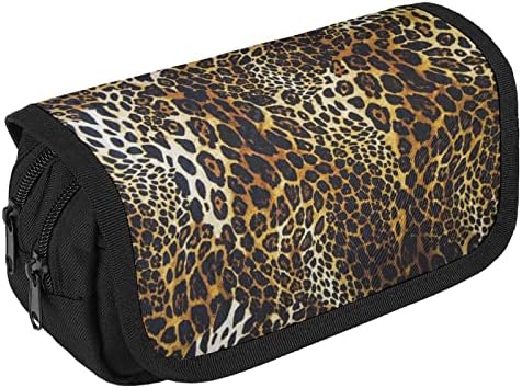 Leopard uzorak pernica velikog kapaciteta Multi-Slot torba za olovku prenosiva torbica za odlaganje olovaka sa