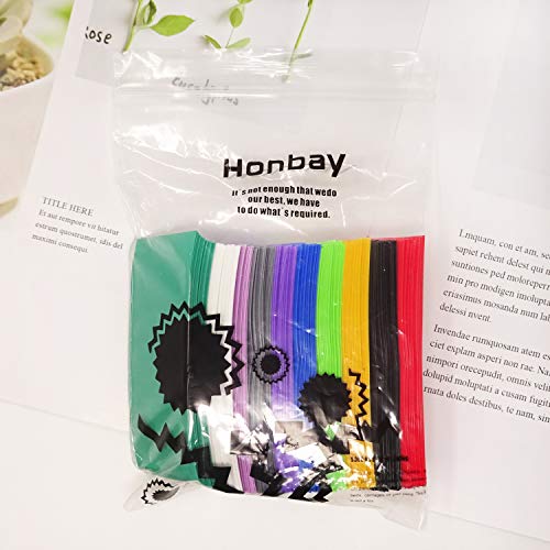 Honbay 200kom 10 boja 30x72mm Film za skupljanje baterija šareni omotači baterija PVC Termoskupljajuća