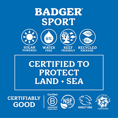 Badger Reef sigurna krema za sunčanje, SPF 40 Sportska Mineralna krema za sunčanje sa cinkovim oksidom, 98%