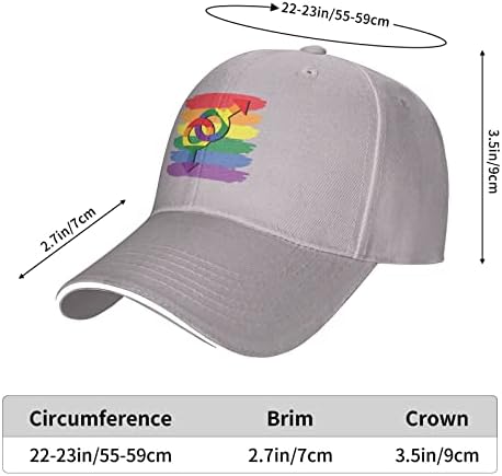 LGBT ponos bejzbol kapa muškog sunčanih kapa za pranje žene za pranje žene tata šešir