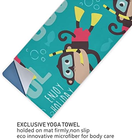 Austenstern joga pokrivač majmun-ronjenje-uživajte u ručniku za odmor Yoga ručnik yoga mat ručnik
