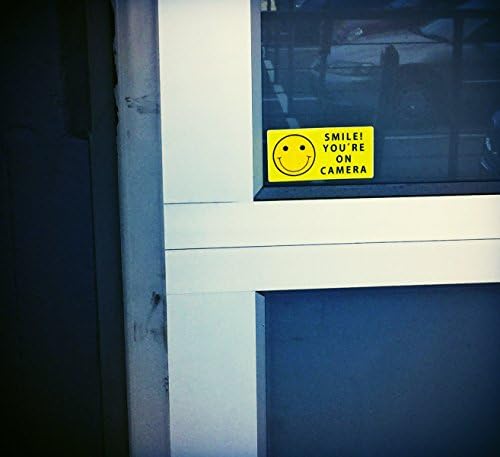 Sutter znakovi osmijeh Vi ste na sigurnosnim naljepnicama fotoaparata u zatvorenom i vanjskom 4-inčnom