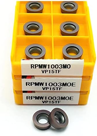 Karbidna glodalica 10 komada RPMT1204MOE RPMW1003MOE RPMT10T3MO E JS VP15TF CNC metalna unutrašnja okrugla