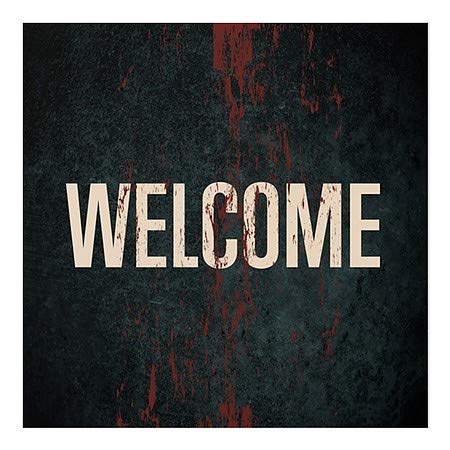 CGsignLab | Prozor Welcome -Ghost Aged hrst Cling Cling | 8 x8