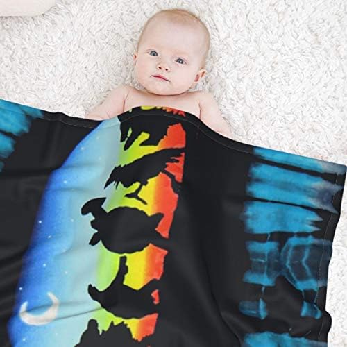 EFYH beba nosit će za djevojke dječake super mekane pokrivač s plavim kravatom Dye Gra-te-ful mrtvog kornjača