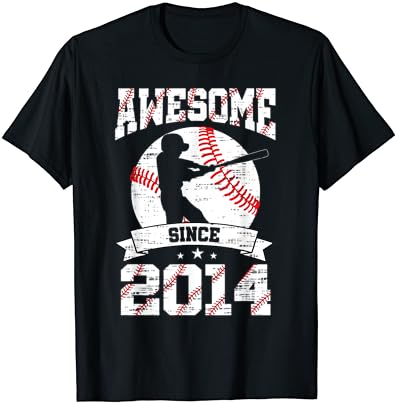 Baseball 8. rođendana majica Boy djeca super od 2014. majica
