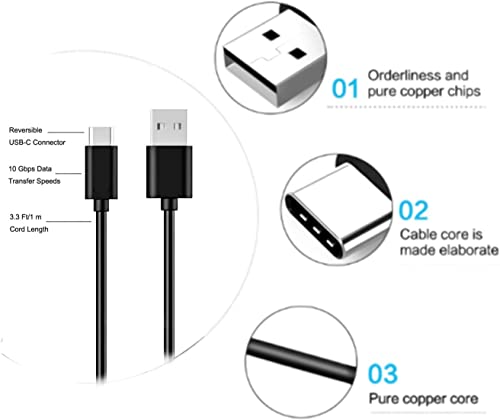 Zidni punjač USB Tip C Punjenje žica kablskog kabela učvršćuje se za izvanredne 2 papirna tableta,