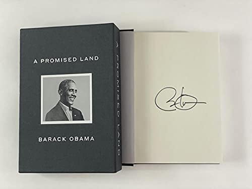 Predsjednik Barack Obama potpisao je autogram Obećana Land Deluxe potpisana izdanje knjiga