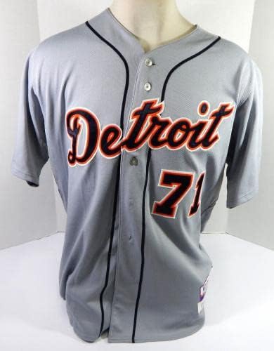 2010 Detroit Tigers Mike Rabelo 71 Igra izdana POS rabljeni Dres Siva Dres 48 DP38892 - Igra Polovni