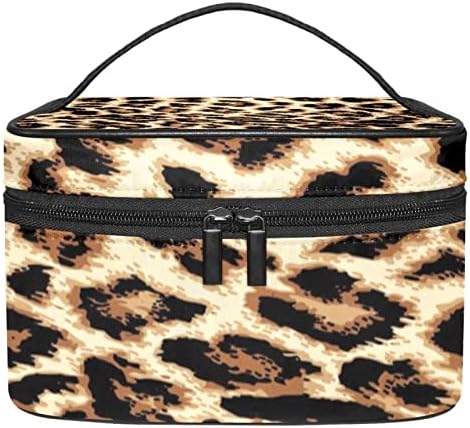 Tbouobt kozmetička torba za žene, torbe za šminku Sobno toaletni torbica Travel Poklon, Leopard