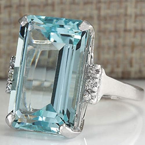 Luksuzni modni prstenovi za žene Diamond Vjenčani zarez zarez za poluguranje Bijoux Big nakit prsten za djevojke