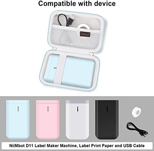 Canboc teška torbica za nošenje za Niimbot D11 Prijenosni Bluetooth ručni štampač naljepnica,