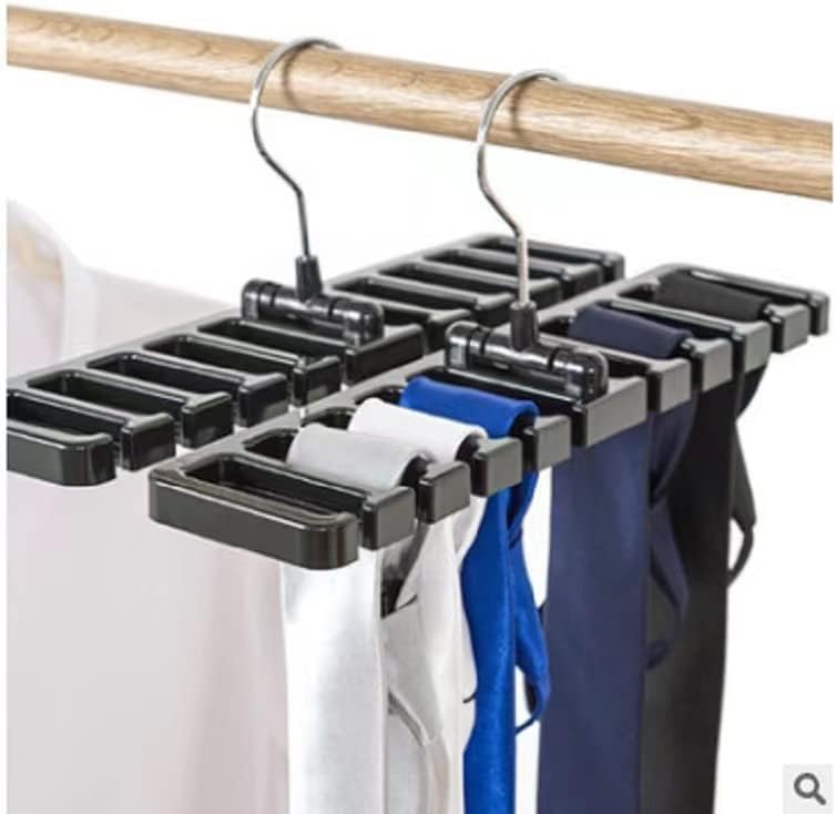 Vitkstar 3 Pack nosač kravata - ormar za vezanje vešalica čvrsta za muškarce za skladištenje kaiševa