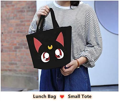Kerrov izbor mala torba Luna torba crna mačka Animie Moon torba za ručak Kawaii torba za ručak Slatka