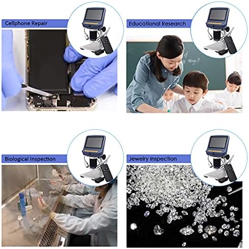 Fguikz 220x Desktop elektronski digitalni Stereo mikroskop za popravku lemljenja sa LED svjetlom