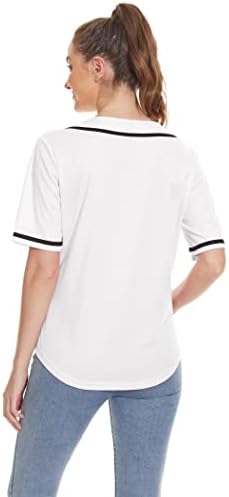 Jung Kook ženski običan pauzični dres bajzbol majica s kratkim rukavima Majica softball dres aktivne jednolične