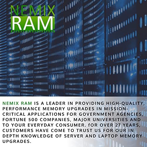 Nemix Ram 512GB DDR4-2933 PC4-23400 ECC RDIMM registrovana Nadogradnja servera za DELL PowerEdge R550 Rack Server