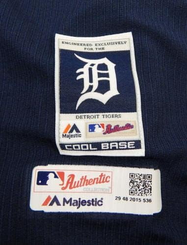 2014-16 Detroit Tigers Blank Game Izdana mornarica JERSEY ST BP 42 025 - Igra Polovni MLB dresovi