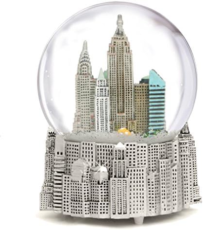 Srebrni muzički u New York City Sning Globe, NYC snježni globusi