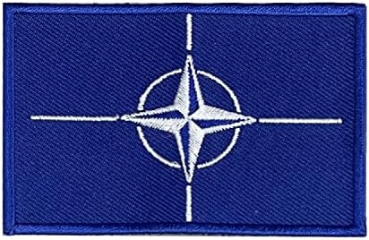 A-One NATO taktičke zakrpe + Luksemburg Country Vojni broš zakrpa za patch za vojni zupčanik paluba jakna