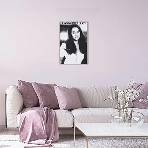taurox Lana Del Rey Dekorativno slikarstvo platneni poster 12x18 inča Neuramljeni zid Art Deco posteri