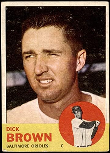 1963 FAPPS 112 Dick Brown Baltimore Orioles Dobar oriole