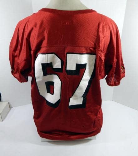 2002 San Francisco 49ers 67 Igra Polovna crvena dres 2xl 39 - Neintred NFL igra rabljeni dresovi