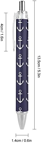 Nautička mornarica Plavo sidro Point olovka Plava mastila za uvlačenje smetnje za olovke za