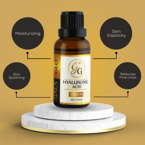 GalaGlo skincare Pure hijaluronska kiselina Serum za Anti-Aging, intenzivna hidratacija +