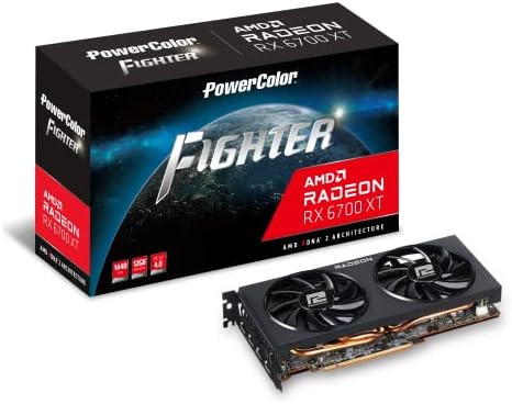 PowerColor Fighter AMD Radeon RX 6700 XT Gaming grafička kartica sa 12GB GDDR6 memorije, pokreće AMD