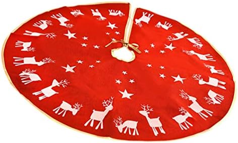 Aboofan ukrasi crvena božićna suknja rustikalna božićna stabla pad za božićnu prazničnu zabavu unutarnji