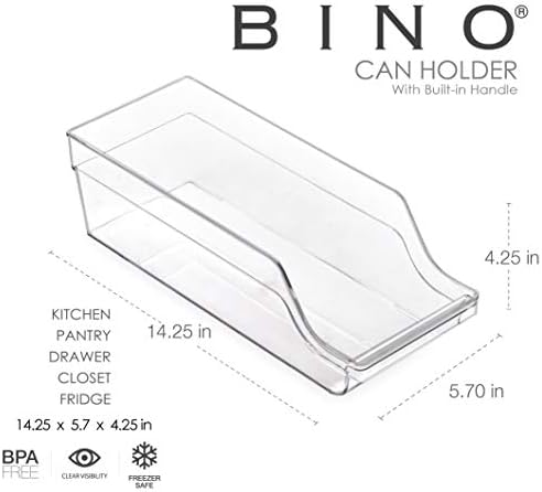 Bino | kante za skladištenje plastike, plitke male / kolekcija rukovatelja | višenamjenske kante za organizatore