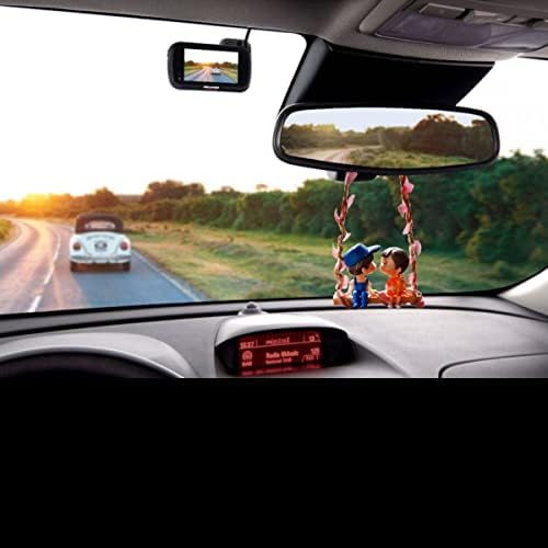 Ogledalo zadnje prikaze, simpatični dekor automobila, ogledalo za zrcalo za automobile, unutrašnji pribor