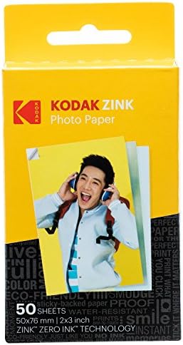Kodak Step Kamera-bijela sa Premium Zink Foto papirom