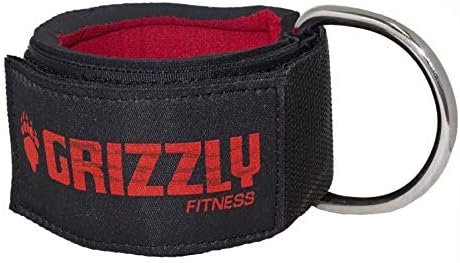 Grizzly Fitness Premium 2 podstavljena neoprenska traka za gležanj za muškarce i žene / jedna veličina Single
