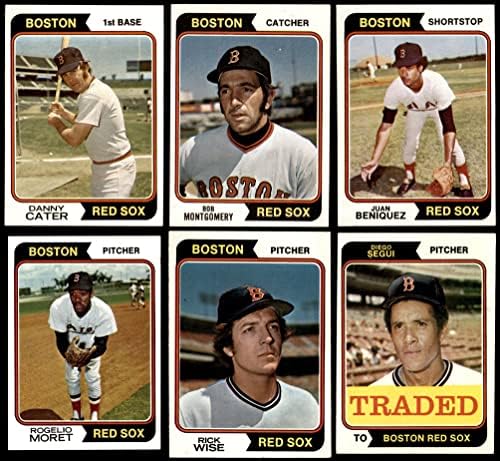 1974 Topps Boston Red Sox u blizini Team Set Boston Red Sox NM Red Sox