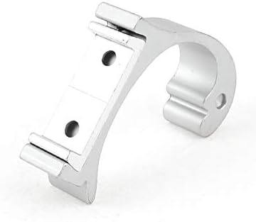 X-DREE 2 kom aluminijumski zidni držač za peškire za kupatilo vješalica za ogrtače srebrni
