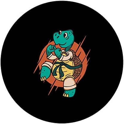 Smiješna karate kornjača sa tank amfibijskim poklonom Popsockets zamjenjiva popgrip